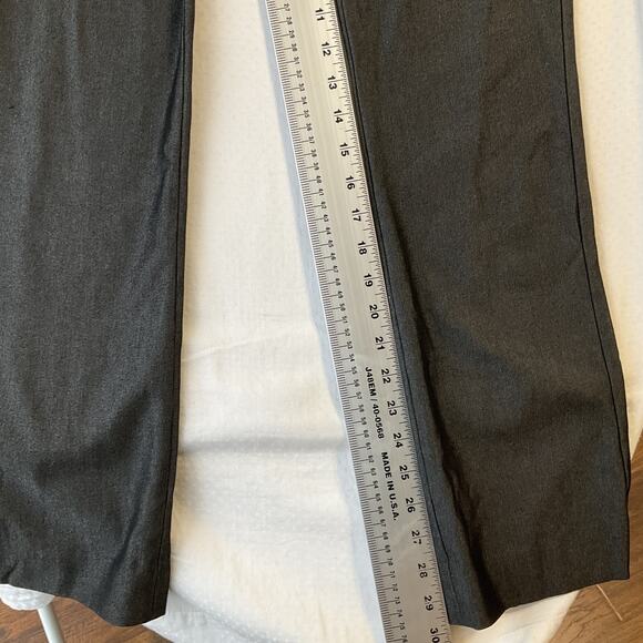 Express Women Pants 2 Charcoal Dress Pants Button 30" Inseam 29” Waist Slim Fit - Picture 6 of 11